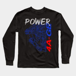 4A GE AE86 Engine Long Sleeve T-Shirt